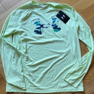 Under Armour youth XL Lime Long Sleeve Tee